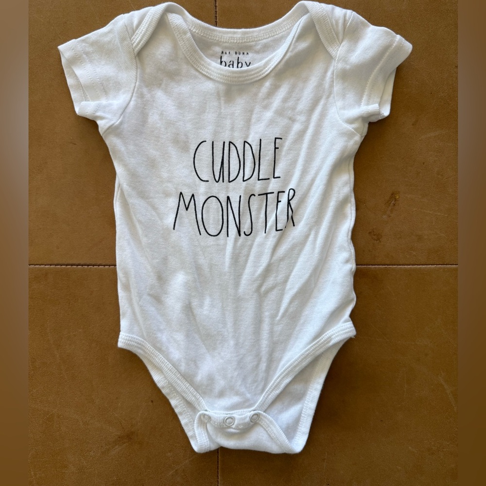 Last chance Rae Dunn Baby Cuddle Monster 6-9M